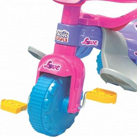 Triciclo Motoca Infantil Tico Tico Uni Love Com Luz - Magic Toys em  Promoção é no Buscapé