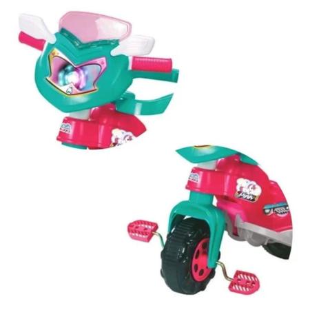 Triciclo Motoca Infantil A Pedal Resistente Rosa Bandeirante - Velotrol e  Triciclo a Pedal - Magazine Luiza