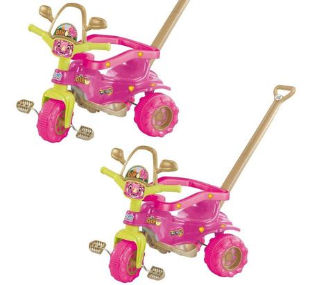 Triciclo Totoka Velotrol Infantil Motoca Tico-Tico Com Pedal - Velotrol e  Triciclo a Pedal - Magazine Luiza