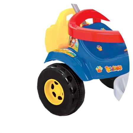 Triciclo Infantil Magic Toys Tico-Tico Bichos com Som - Azul