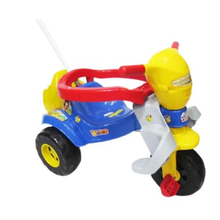 Triciclo Infantil Magic Toys Tico-Tico Bichos com Som - Azul