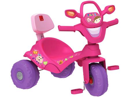 Triciclo infantil meninas tonkinha gatinha com som luz 2 em 1 pedal e haste  empurrador - BANDEIRANTE - Velotrol e Triciclo a Pedal - Magazine Luiza