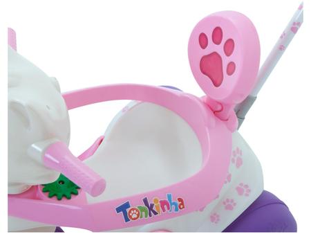 Triciclo infantil meninas tonkinha gatinha com som luz 2 em 1 pedal e haste  empurrador - BANDEIRANTE - Velotrol e Triciclo a Pedal - Magazine Luiza