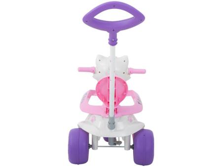 Triciclo infantil meninas tonkinha gatinha com som luz 2 em 1 pedal e haste  empurrador - BANDEIRANTE - Velotrol e Triciclo a Pedal - Magazine Luiza