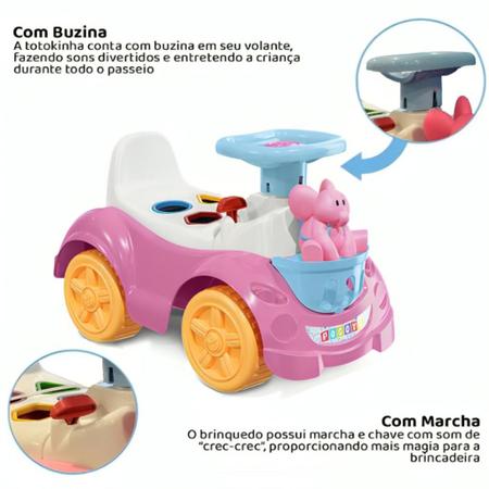 Imagem de Triciclo Infantil Totokinha Andador Com Boneco 6012 Cardoso