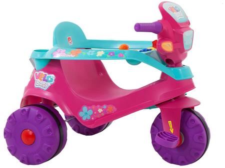 Triciclo Infantil Bebe Motoca Passeio C/ Som Luz Empurrador - Dmbrasil -  Velotrol e Triciclo a Pedal - Magazine Luiza