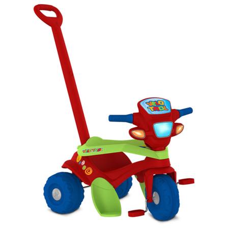 Triciclo Infantil Passeio e Pedal Velobaby - com Empurrador Bandeirante -  Velotrol e Triciclo a Pedal - Magazine Ofertaesperta em Promoção no Oferta  Esperta