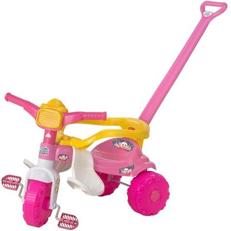 MOTOCA COM PEDAL TATETICO ROSA - Ana Baby Store