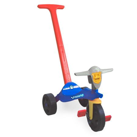 Triciclo Infantil Motoca Com Empurrador Velotrol Brinquedo Menino