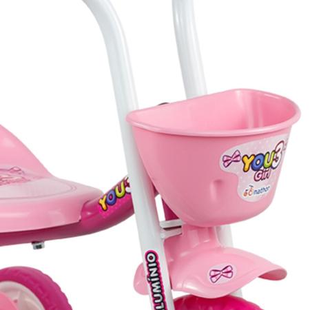 Velotrol Motoca Triciclo Infantil Brinquedo Menina Nathor