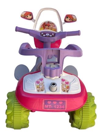 Triciclo Motoca Velotrol Tico Tico Infantil Rosa Omotcha - Chic Outlet -  Economize com estilo!