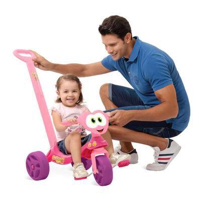 Imagem de Triciclo Infantil Zootico com Empurador Bandeirante 785