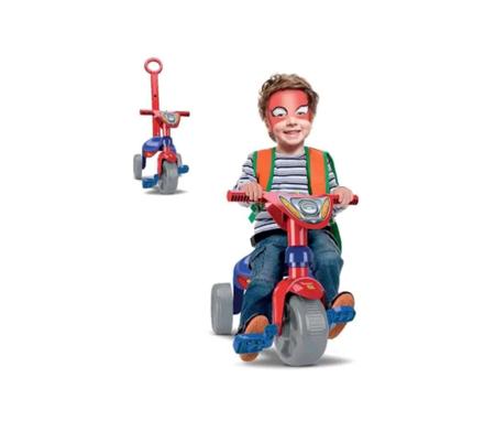 Imagem de Triciclo motoca herois Thuco brinquedo infantil para meninos meninas Samba Toys