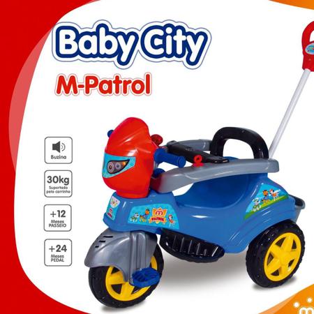Imagem de Triciclo Motoca Infantil Baby City Maral Menino