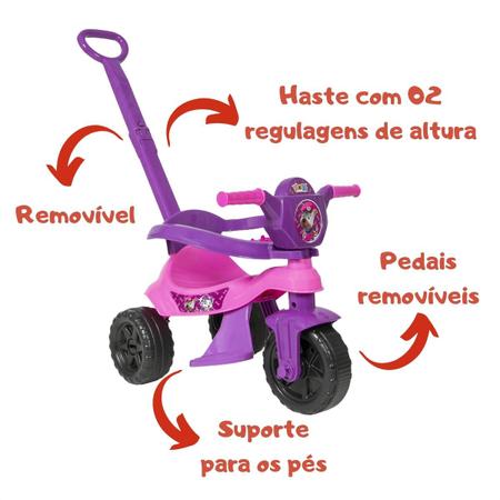 Imagem de Triciclo Motoca Infantil Com Empurrador E Aro De Proteção