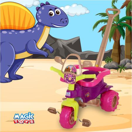 Triciclo Motoca Infantil Dino Magic Toys Tico-Tico - Velotrol e Triciclo a  Pedal - Magazine Luiza