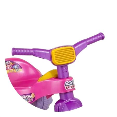 Motoca Infantil Triciclo Rosa com Empurrador - Lugo Brinquedos - Velotrol e  Triciclo a Pedal - Magazine Luiza