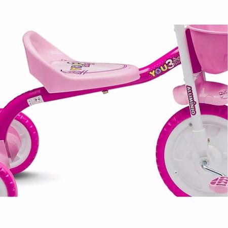 Triciclo Infantil Motoca Menina Nathor Baby Verde