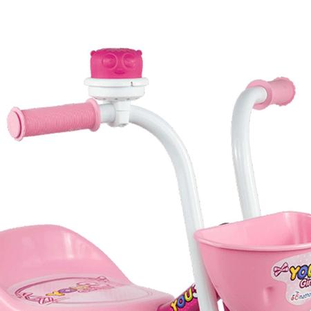 Triciclo Infantil Menina You Girl Rosa Aro 5 Nathor