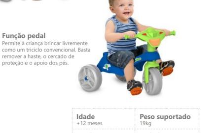 Triciclo infantil na havan