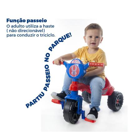 Motoca Triciclo Menina - Suporta Até 25kg - Certficado Inmetro