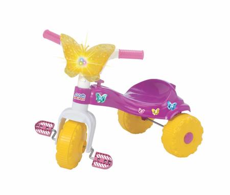 Triciclo Infantil Bebe Motoca Passeio c/ Som Luz Empurrador em Promoção na  Americanas