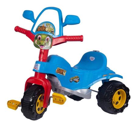 Triciclo Infantil Magic Toys Tico-Tico Bichos com Som - Azul