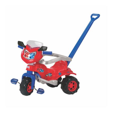 Imagem de Triciclo para crianças com aro e haste removível magic toys