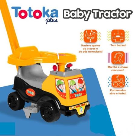 Totoka Motoca Triciclo Infantil Bebe Menina Empurrador