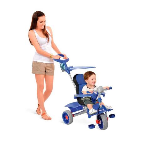 Triciclo Infantil Bandeirante Smart Comfort - Haste Removível Capota -  Velotrol e Triciclo a Pedal - Magazine Luiza