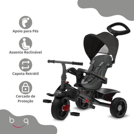 Triciclo Infantil Bandeirante Smart Comfort - Haste Removível Capota -  Velotrol e Triciclo a Pedal - Magazine Luiza