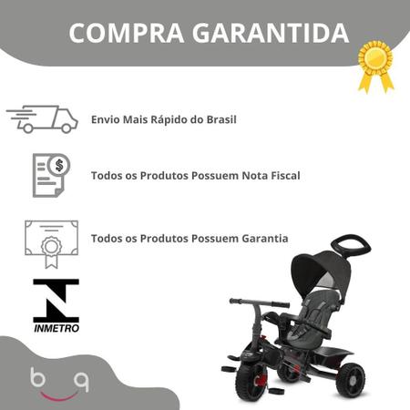 Triciclo Infantil Bandeirante Smart Comfort - Haste Removível Capota -  Velotrol e Triciclo a Pedal - Magazine Luiza