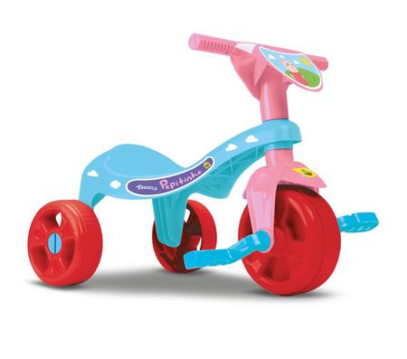 Imagem de Triciclo Tchuco Tico Tico Pepitinha Toys Rosa Azul