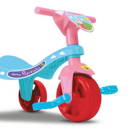 Imagem de Triciclo Tchuco Tico Tico Pepitinha Toys Rosa Azul