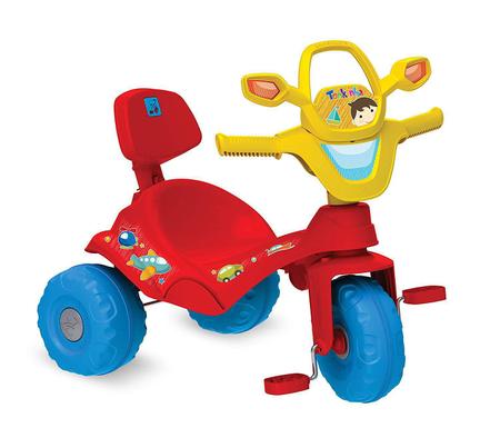 Triciclo infantil suporta 80 kilos bandeirante divertido - Velotrol e  Triciclo a Pedal - Magazine Luiza