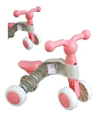 Triciclo Infantil De Equilíbro Toyciclo Rosa - Roma Babies no Shoptime