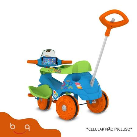 Imagem de Triciclo Velobaby Azul G2 Passeio Pedal - Bandeirante 356