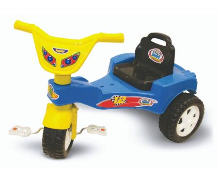 Brinquedo Triciclo Velotrol Motoca Europa Azul Bebê Até 19kg