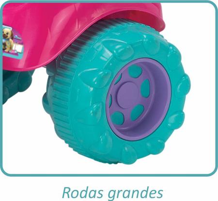 Triciclo Motoca Totoka Com Haste Alça Proteção Tchuco Pets - Kendy -  Velotrol e Triciclo a Pedal - Magazine Luiza