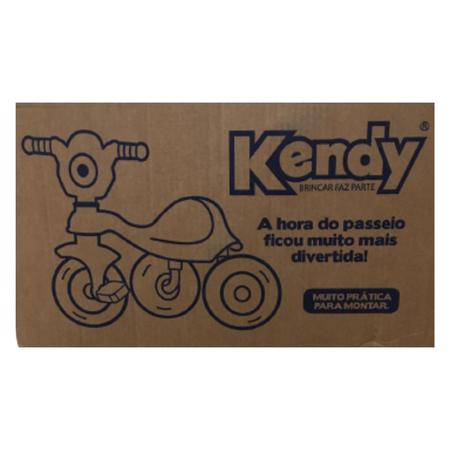 Imagem de Triciclo Velotrol Infantil Para Crianças Menina Menino Com Pedal Colorido Motoca Kendy Brinquedos