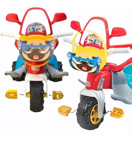 Triciclo Motoca Infantil Tico Tico Zoom Azul C/cesta Magic 2710l