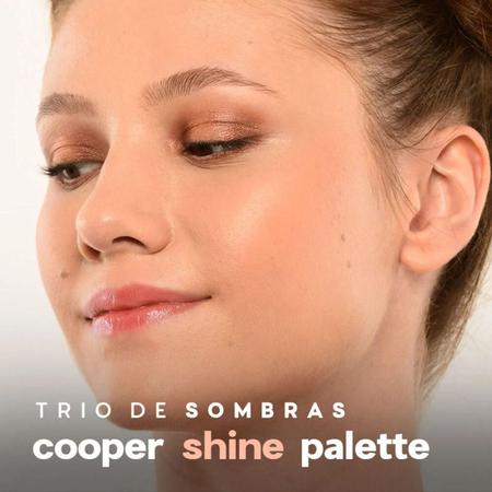 Imagem de Trio De Sombras Cooper Shine Palette 4You Océane 4,6G