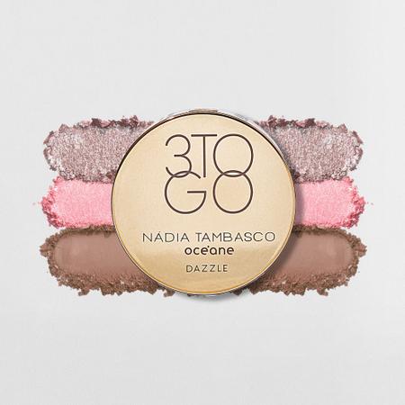 Imagem de Trio de Sombras Nádia Tambasco By Océane - 3 To Go Palette Dazzle 7,8g