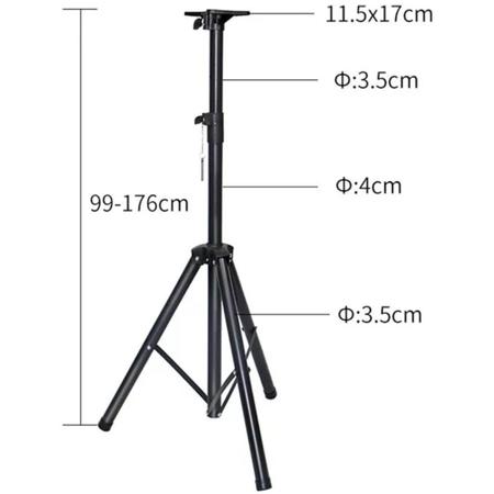 Imagem de Tripé Pedestal Suporte para Caixa de Som Acústica Profissional CXP-202 MXT Original Até 25kg