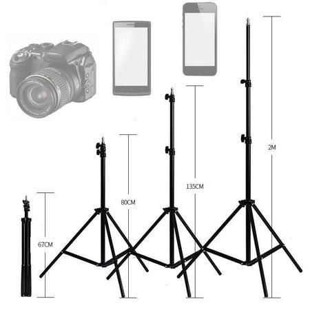 Tripé Profissional Pedestal Câmera Celular Vertical - Leffa Shop Imagem de Tripé Profissional Pedestal Câmera Celular Vertical