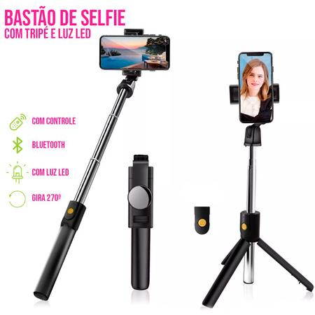 Imagem de Tripé Suporte para Celular K10-s Bluetooth Botão Selfie Stick