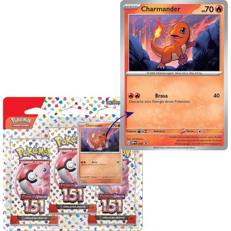 Jogo de Cartas - Pokemon Go - Blister Triplo - 19 Cartas - Charmander -  Copag - Deck de Cartas - Magazine Luiza