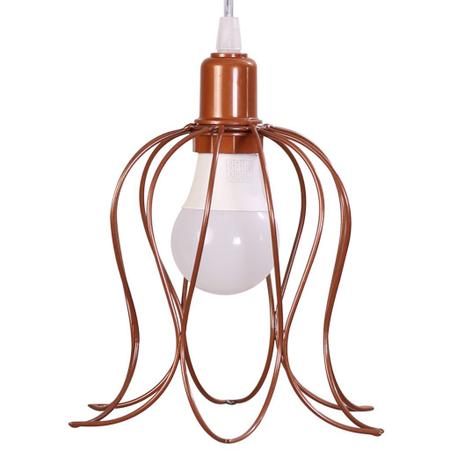 Imagem de Triplo Pendente Lustre Luminária Aramado Tulipa