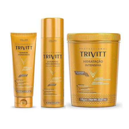 Imagem de Trivitt Shampoo 1L + Mascara 1kg + Leave-in 250 ml