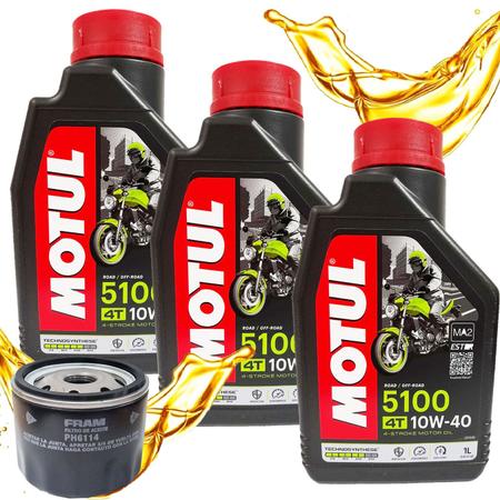 Imagem de Troca de Óleo Bmw F700 F750 F800 Motul 10w40 + Filtro